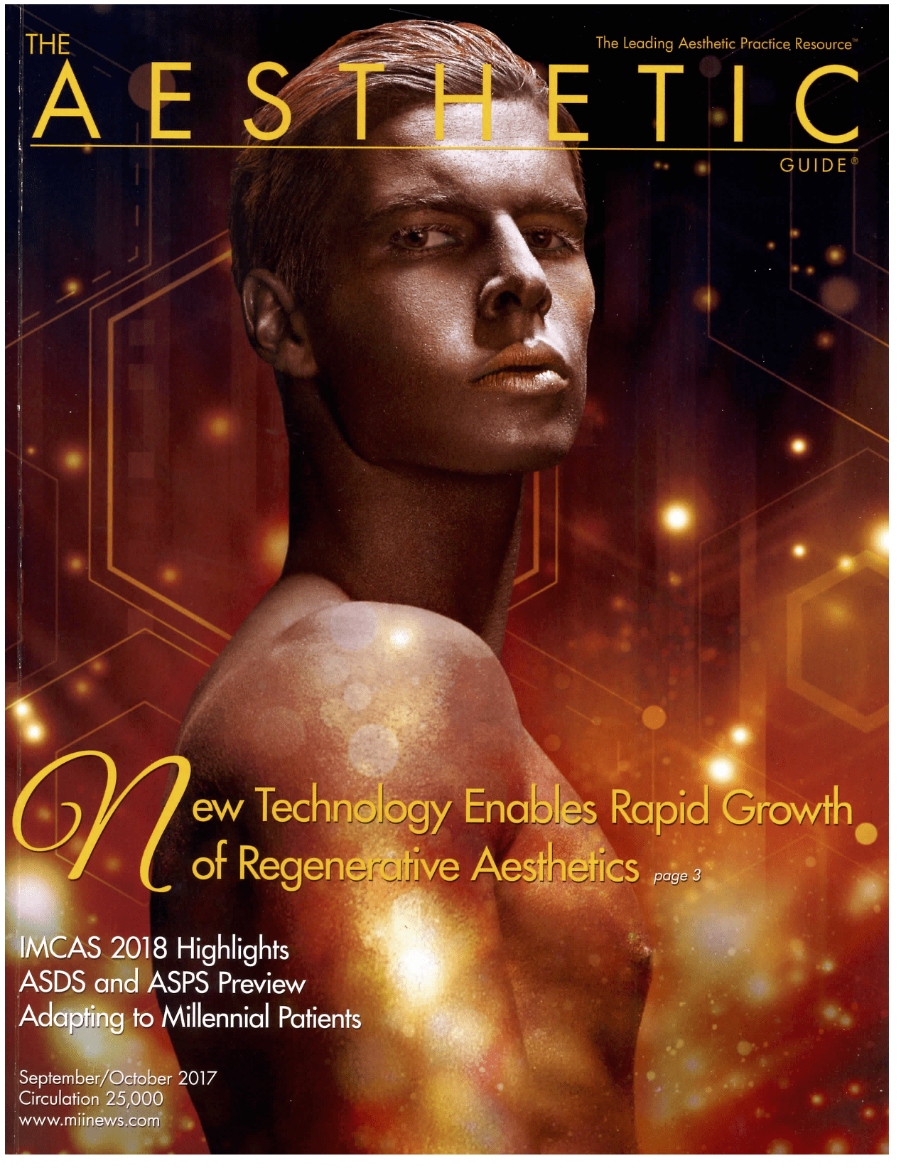 Aesthetic Magazine cover September/October 2017