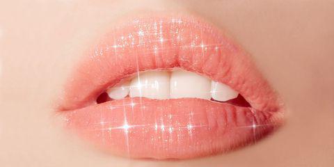 shiny lips