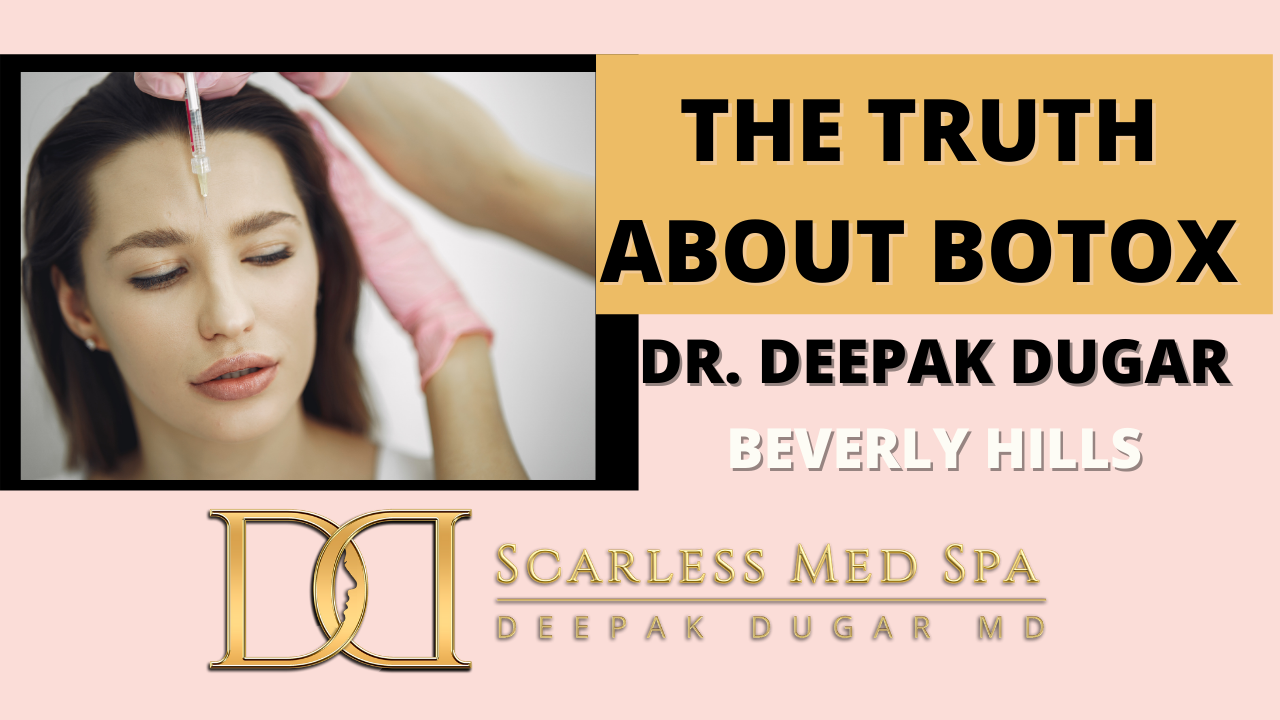 Youtube thumbnail of Dr Dugar's video regarding the truth about botox